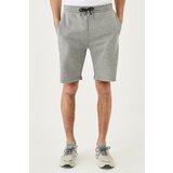 AC&Co / Altınyıldız Classics Men's Gray Standard Fit Casual Comfortable Sports Knitted Shorts Cene