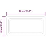 LED kopalniško ogledalo 40x80 cm, (20919560) | Shoptok.si