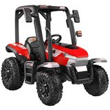Veliki AKU traktor 4x4 s prikolicom crveni | shoptok.hr