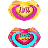 Canpol Neon Love B 6-18m duda Pink 2 kos Cene