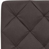  Vzglavna stranica temno rjava 200 cm blago, (21653062) | Shoptok.si