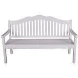 Garden Pleasure Bela lesena vrtna klop Austin - | Shoptok.si