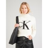 Calvin Klein Jeans Pulover črna / bela | Shoptok.si