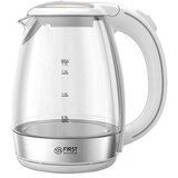 First grelnik vode 1,7 l, 2200 W, steklo, bel ročaj, T-5404-2-WI Cene