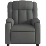 vidaXL Naslanjač temno siv blago | Shoptok.si