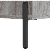  Klupa za cipele siva boja hrasta 102x35x55 cm konstruirano drvo | shoptok.hr