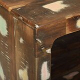 vidaXL Klubska miza 50x50x35 cm iz trdega lesa | Shoptok.si