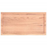  Kupaonska radna ploča svjetlosmeđa 100x50x(2-4) cm masivno drvo | Eponuda.ba
