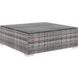 Poli 6-dijelna vrtna garnitura od poliratana s jastucima siva | shoptok.hr