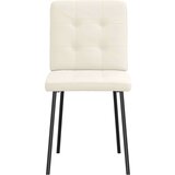  Jedilni stoli 4 kosi krem žamet, (21822550) | Shoptok.si