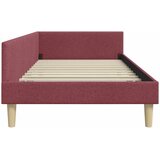  Kutni okvir kreveta Vinska crvena 100 x 200 cm tkanina | shoptok.hr