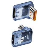 INF 8K HDMI 2.1 Right Angle Adapter 90 Degree Male to Female UHD Coupler - 3-Pack Blue, (5000327356) | Shoptok.si