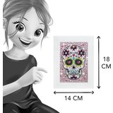 Buki France kreativni set za ustvarjanje fotografije s kristalčki glitters mexican skull | Shoptok.si