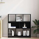vidaXL Ormar za knjige crni hrast 97,5x29,5x100 cm konstruirano drvo | shoptok.hr