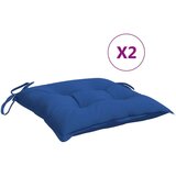 vidaXL Blazine za stole 2 kosa modre 40x40x7 cm oxford tkanina | Shoptok.si