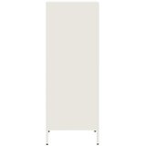  Visoka komoda bijela 35x39x103,5 cm od čelika | Eponuda.com