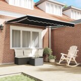 Okvir tende Črna 350 x 250 cm Poliester s PU premazom, (5000206819) | Shoptok.si