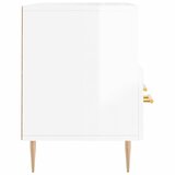 TV ormarić sjajni bijeli 102 x 36 x 50 cm od konstruiranog drva | shoptok.hr