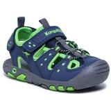 Kangaroos Otvorene cipele 'Trek' mornarsko plava / siva / limeta | shoptok.hr
