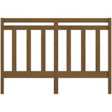  Posteljno vzglavje medeno rjavo 126x4x100 cm trdna borovina, (20646031) | Shoptok.si