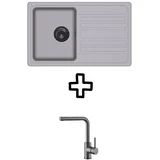 Set Notus SQ101AW + Zora PVD Alumetallic/Grafit
