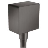 Hansgrohe zidni priključek za tuš cev FixFit - brušen črni krom (26455340) | Shoptok.si