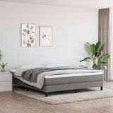 The Living Store Posteljni okvir temno siv 160x200 cm blago - Box Spring Posteljni Okvir, (21521473) Cene