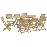  9-dijelni vrtni blagovaonski set od masivnog bagremovog drva | shoptok.hr
