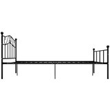 Za krevet crni metalni 140 x 200 cm | shoptok.hr