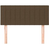  Uzglavlje tamnosmeđe 100x5x78/88 cm od tkanine | shoptok.hr