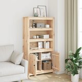  Visoka komoda 80 x 35 x 154 cm od masivne borovine | shoptok.hr