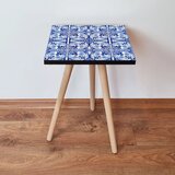 Hanah home Shp42 - white whitenavy blue side table Hanah home Shp42 - white whitenavy blue side table Slike