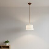  Visilica na sajli AIDA 1xE27/60W/230V prečnik 25 cm hrast/braon/bela | Eponuda.com