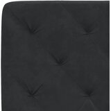  Krevet s madracem crni 140 x 190 cm baršunasti | shoptok.hr
