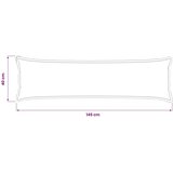  Jastuk s jastukom HOUTEN 2 kom. Krem Umjetni lan - Krem 40 x 145 cm 2 | shoptok.hr