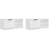 TV ormarići 2 kom bijeli 80 x 35 x 36,5 cm konstruirano drvo | shoptok.hr