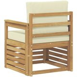  2 Komad Set vanjskih sofa Poliester Bijela i Krem | shoptok.hr