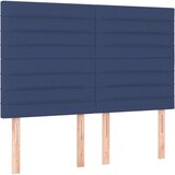 Box spring s madracem LED plavi 140x200 cm od tkanine | shoptok.hr