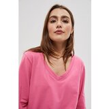 Moodo V-neck sweatshirt - pink Cijene