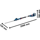 Bosch AMPShare 18V Teleskopske škarje za živo mejo GHE 18V-50 TP (18 V, Brez baterije, Dolžina reza: 20 cm) | Shoptok.si