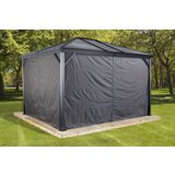 SOJAG - Aluminijski paviljon s tvrdim krovom »Ventura« - 296×296×260 cm - 8 76 m² | shoptok.hr