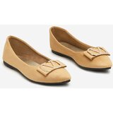 Resti Women's beige ballerinas with an ornament on the toe Cavo - Footwear | Shoptok.si