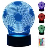 VERKGROUP USB LED RGB 3D dekorativna svetilka nogometna žoga daljinec, (5000232026) | Shoptok.si