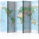 Artgeist PARAVAN 225/172/3 cm svetlo zelena, pastelno modra | Shoptok.si