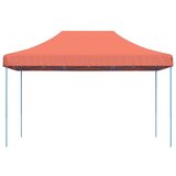 vidaXL Zložljivi pop-up šotor za zabave terakota 440x292x315 m | Shoptok.si