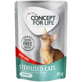 Concept for Life Sterilised Cats govedina v omaki brez žitaric - 24 x 85 g