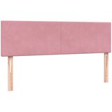  s oprugama i madracem ružičasti 160x210 cm baršunasti | shoptok.hr