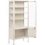 House Nordic Kremno bela jeklena vitrina 80x180x35 cm Brisbane – | Shoptok.si