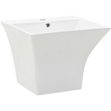  Zidni umivaonik keramički bijeli 500 x 450 x 410 mm | shoptok.hr