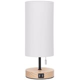 Aigostar Stona lampa sa USB portom 1xE27/40W/230V crna/krem Slike